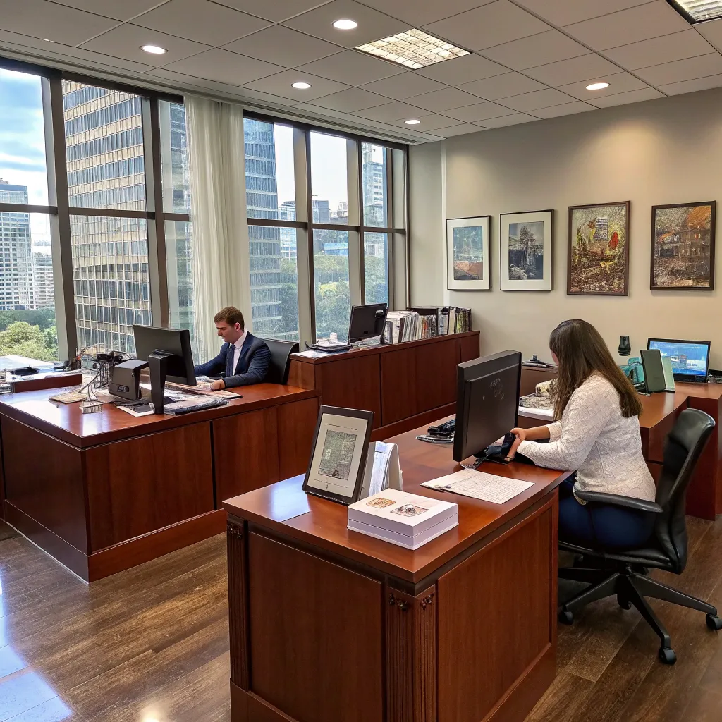 Corporate office setting